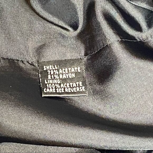 Carmen Marc Valvo Collection black trumpet midi skirt size 8 - Picture 14 of 16